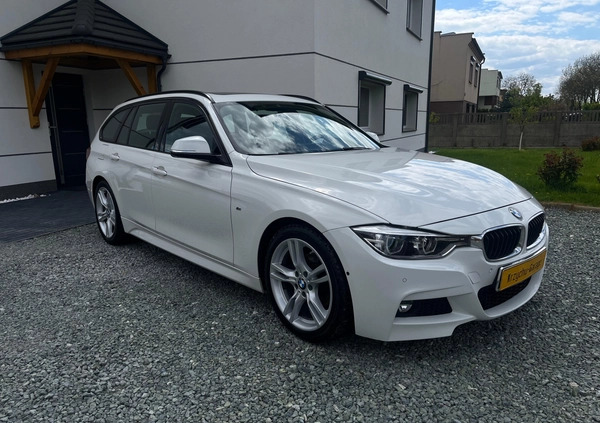 bmw seria 3 wielkopolskie BMW Seria 3 cena 71990 przebieg: 99712, rok produkcji 2015 z Krotoszyn